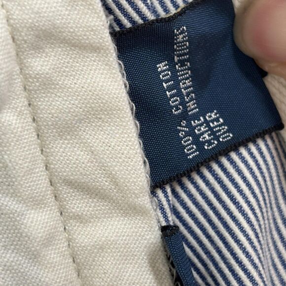 Polo Ralph Lauren Shorts Mens 38 Blue White Hickory Stripe Cargo Carpenter Work - Picture 11 of 16